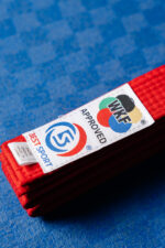 WKF Verseny KUMITE piros öv 240-320cm Belt BEST SPORT  2801WKF
